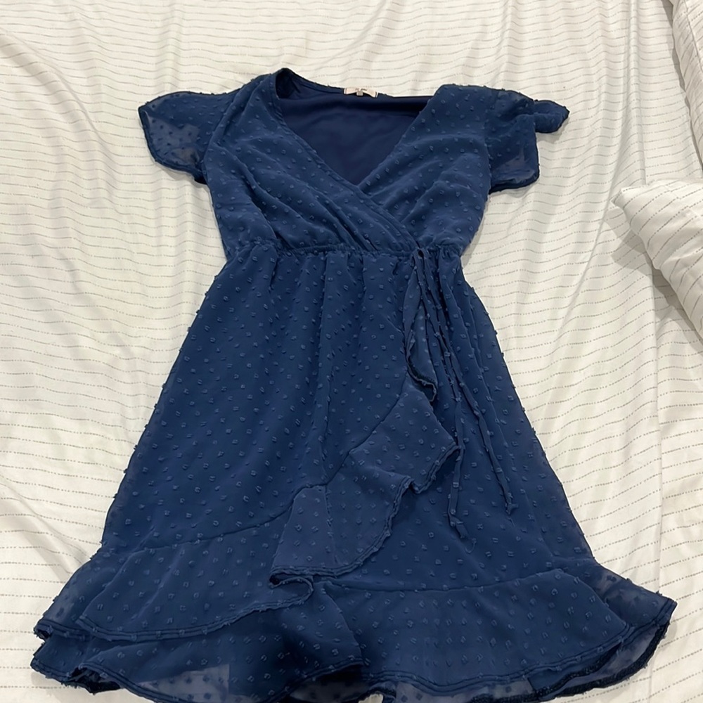 Mi ami blue dots dress